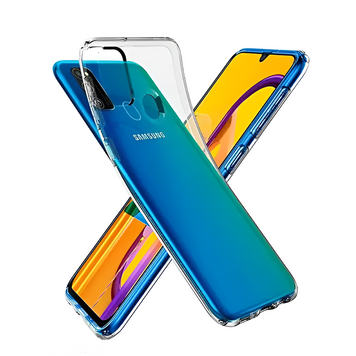 Чехол для шлема TPU Soft Samsung M21, прозрачный HMT-CTSM21SCL фото