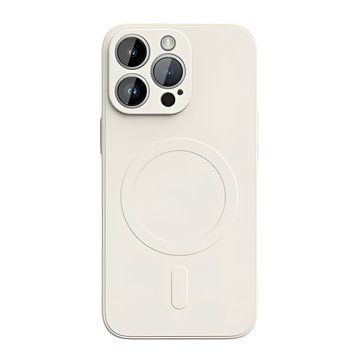 WOO Case Liquid Silicone Magsafe Iphone 16 Pro, Beige WOOLSCMIP16PBG foto