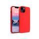 Чехол для шлема Силиконовый Soft Touch для iPhone 14, красный HMTCLSIP14RD фото 1