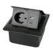Multifunctional Desktop Socket, EU Plug, 1 Socket, 1 USB, 1 Type-C, Black JX-S145 foto 1