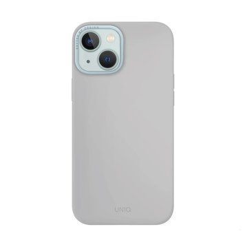 Чехол Uniq для iPhone 15 Hybrid Magclik Charging Lino Hue, Grey UNICAIP6.1HMCLGR фото