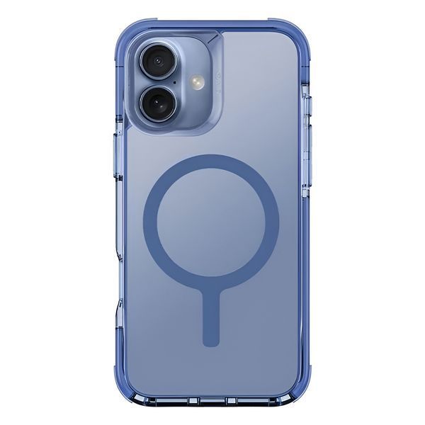 Чехол Uniq Hybrid Combat для iPhone 16, жемчужно-синий _ UNIQ-IP6.1(2024)-COMMPBLU фото