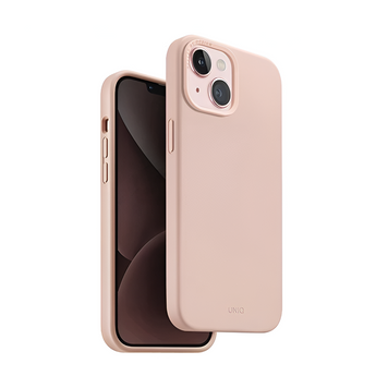 Чехол Uniq для iPhone 15 Hybrid Magclik Charging Lino Hue, Pink UNICAIP6.1HMCLPK фото
