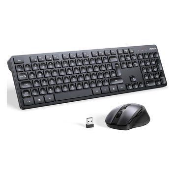 UGREEN Wireless Combo Keyboard and Mouse Ergonomic US MK006, Black 35740 foto