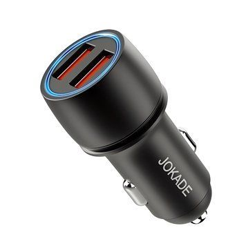 Автомобильное зарядное устройство Jokade 2*USB-A QC3.0 JH001, черный JH001SUODABK фото