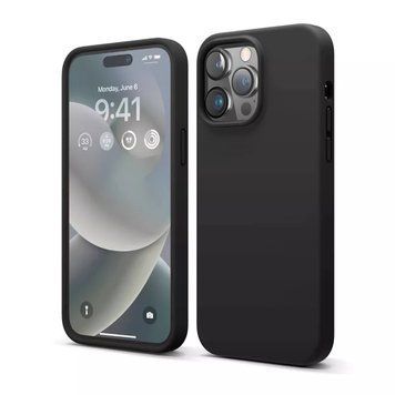 Чехол для шлема Жидкий силикон iPhone 14 Pro, Черный HMT-CLSIP14PBK фото