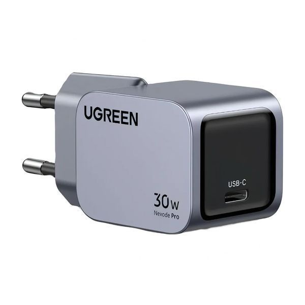 UGREEN Nexode Pro GaN Charger USB-A+2*USB-C Сверхтонкий X753, 65 Вт, черный 35006 фото