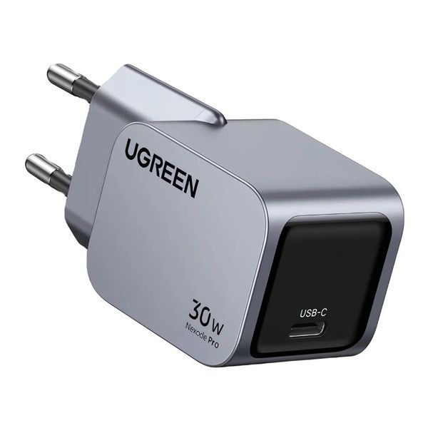 UGREEN Nexode Pro GaN Charger USB-A+2*USB-C Сверхтонкий X753, 65 Вт, черный 35006 фото