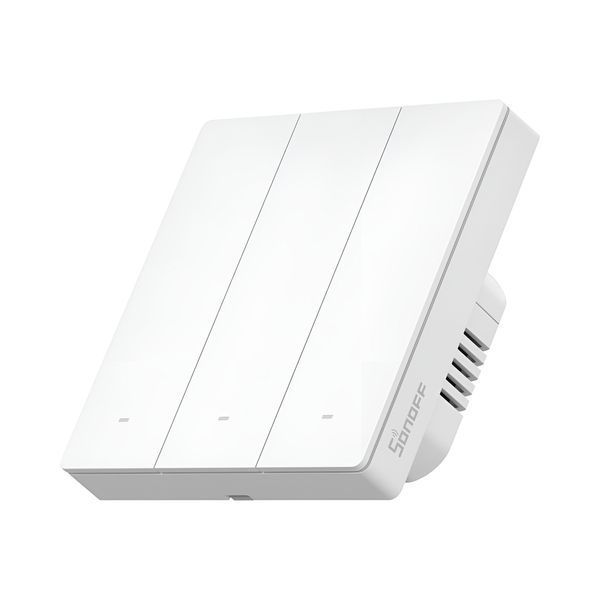 Sonoff Zigbee Smart Wall Switch SwitchMan M5 3-Gang (Neutral Optional), White 6920075743081 foto