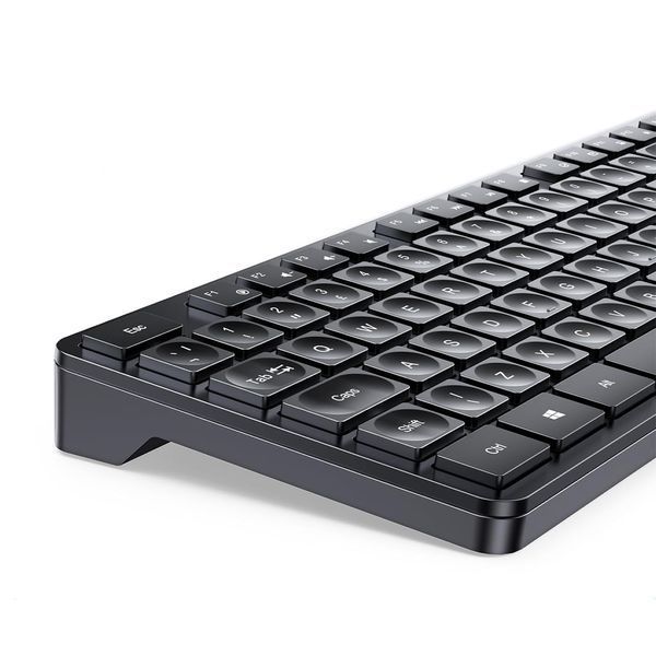 UGREEN Wireless Combo Keyboard and Mouse Ergonomic US MK006, Black 35740 foto