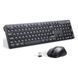 UGREEN Wireless Combo Keyboard and Mouse Ergonomic US MK006, Black 35740 foto 1