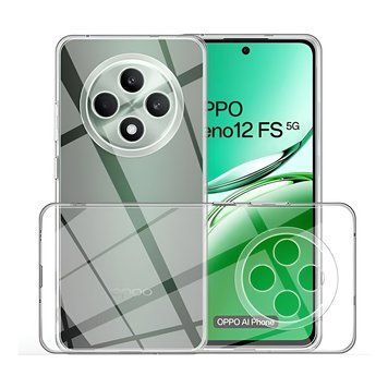 Чехол WOO Soft TPU Oppo Reno 12F/12FS, прозрачный WOOCTPSO12FCL фото