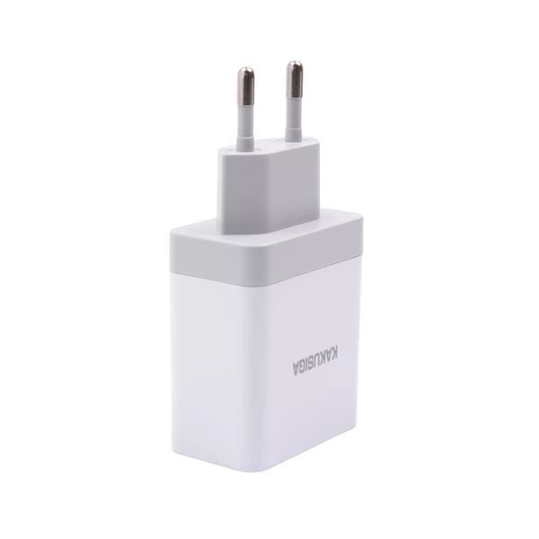 Ksiga Wall Charger Dual Port KSC-756 Bangneng, White JOKWCDP756BAWH foto