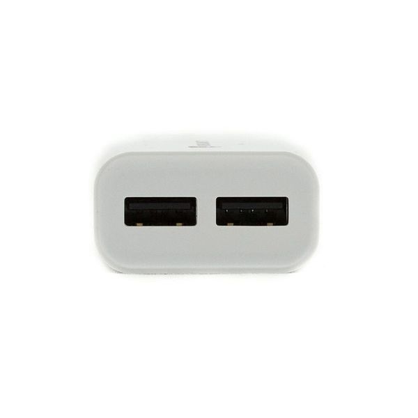 Настенное зарядное устройство для шлема 2xUSB 2,4 А, белое HMT-WC2UWH фото