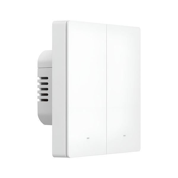 Умный настенный выключатель Sonoff Zigbee SwitchMan M5 2-Gang (нейтраль дополнительно), белый 6920075743074 фото