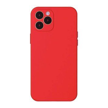 Чехол Baseus Liquid Silicone Gel Protective iPhone 12 Pro Max, Red _ WIAPIPH67N-YT09 фото