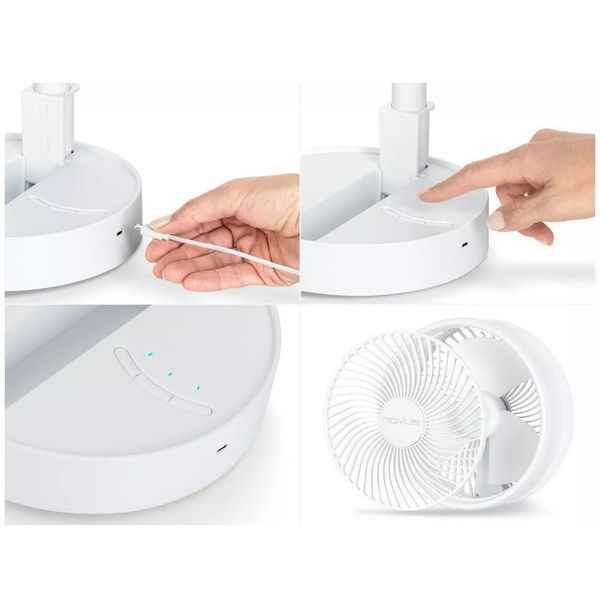 TopShop Ventilator Wireless Rovus, White POFOHYDWH foto