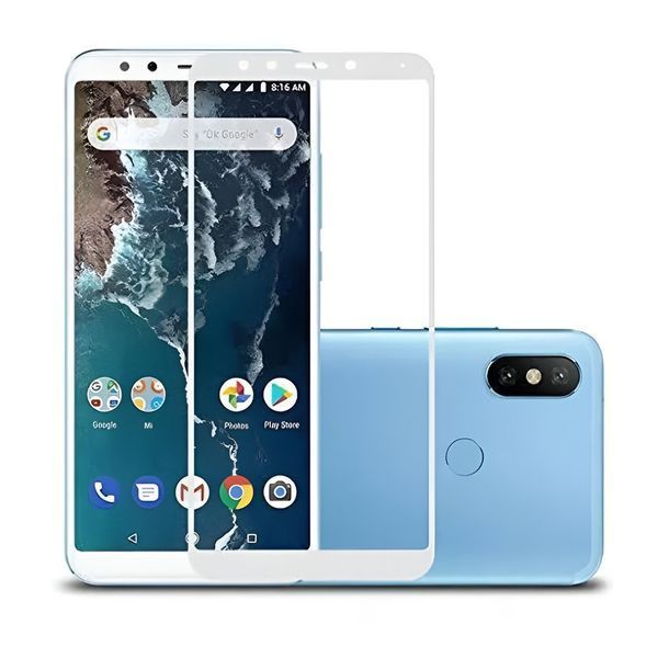 Helmet Diamond Glass 4D Xiaomi MI A2 (MI 6X), White HMT-GLXIMIA2WH foto