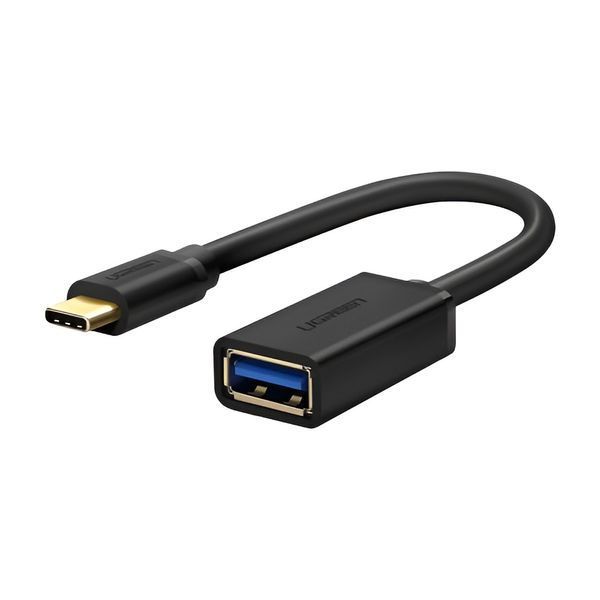 Кабель-переходник UGREEN OTG Type-C 3.1 на USB 3.0 0,15 м | US154, Черный _ 30701 фото