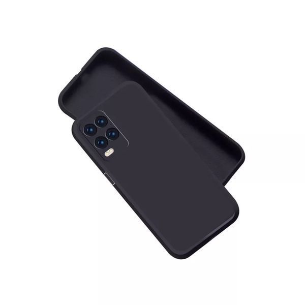 Чехол для шлема Liquid Silicon Realme 8, черный HMTCALQRL8BK фото