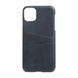 Helmet Case Leather with Pocket iPhone 11 Pro, Blue HMT-CLIP11PWPBL foto 1