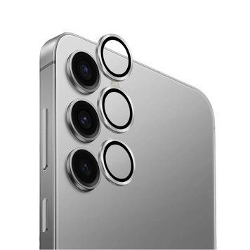 Защитная пленка для объектива камеры Uniq Optix Aluguard для Samsung S25, серебристый UNIQ-GS25-ALENSSIL фото