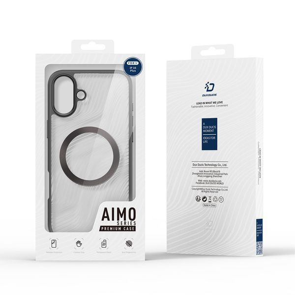 Чехол DUX DUCIS для iPhone 16 Plus AIMO с MagSafe, черный DUXDUCIP16PLAIMGBK фото