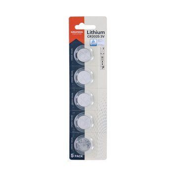 GRUNDIG Battery Buttoncell CR2025 Lithium 5pcs Blister 871125227506 foto