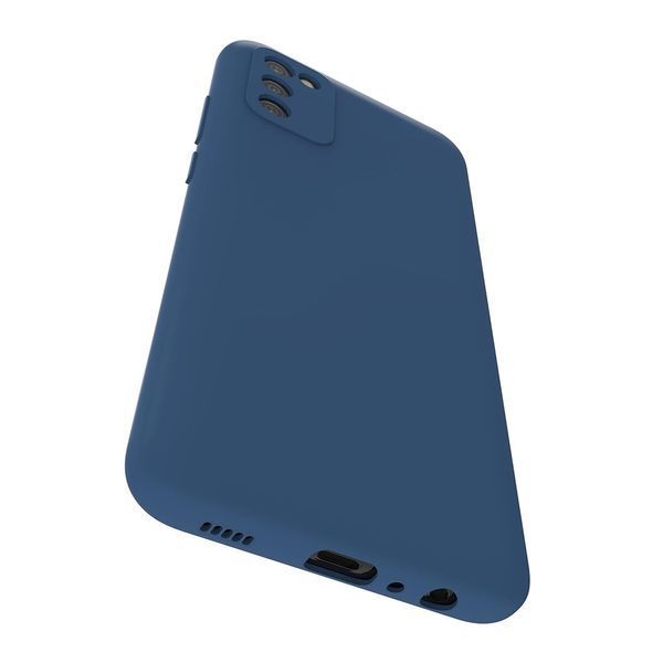Чехол для шлема Жидкий силикон Samsung A02S, синий HMT-CLISSA02SBL фото