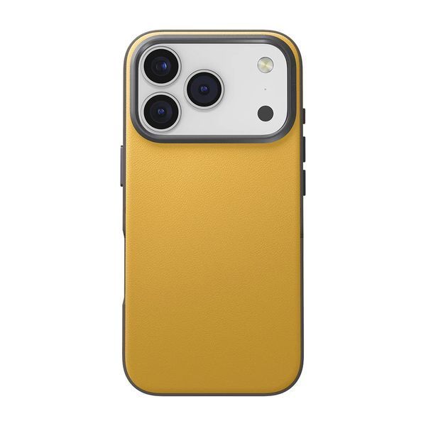 Uniq Case for iPhone 17 Pro (2025) 6.3 Hybrid Magclick Lyden DS, Canary Yellow UNIQ-IP6.3P(2025)-LDSCYEL foto