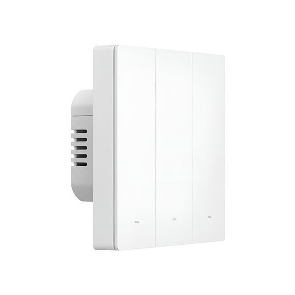 Интеллектуальный настенный выключатель Sonoff Matter Over Wi-Fi SwitchMan M5, 3-местный (нейтральный провод), белый 6920075777901 фото