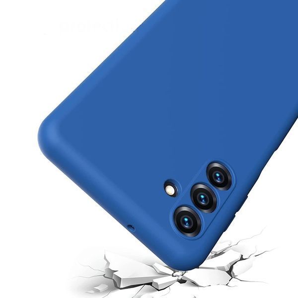 Helmet Case Liquid Silicone Samsung A14, Blue HMTCLISSA14BL foto