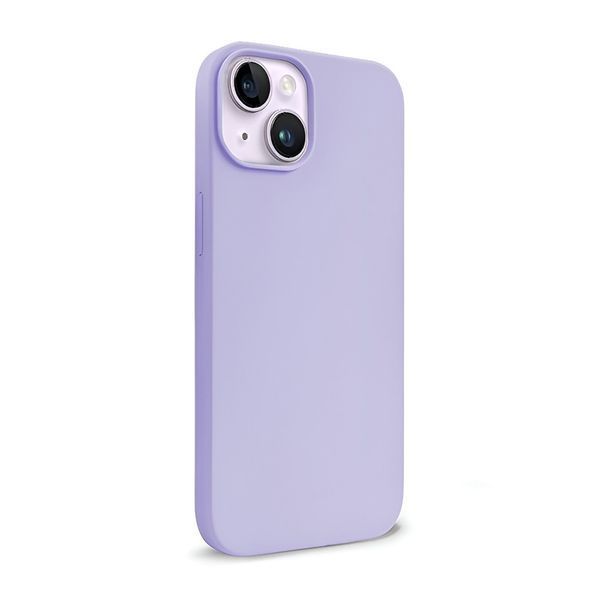 Чехол для шлема Жидкий силикон iPhone 15 Plus/14 Plus, Сиреневый HMT-CLSIP14PLLC фото