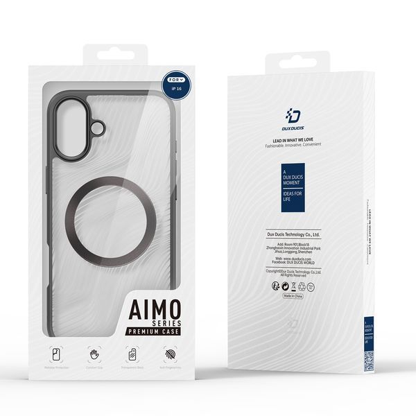 Чехол DUX DUCIS для iPhone 16 AIMO с MagSafe, черный DUXDUCIP16AIMGBK фото