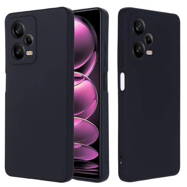 Helmet Case Liquid Silicone Redmi Note 12 Pro 4G, Black HMTLSCXRN124GPRBK foto