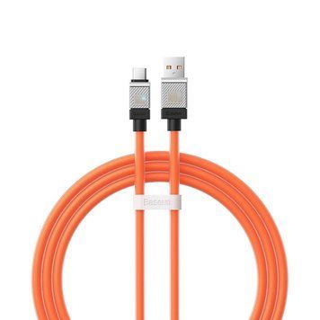 Baseus Cable CoolPlay Series USB-A to Type-C 5A 100 Вт, 1 м, оранжевый CAKW000607 фото