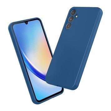 Helmet Case Liquid Silicone Samsung A24, Blue HMTCLISSA24BL foto