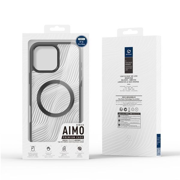 DUX DUCIS Case iPhone 16 Pro Max AIMO с MagSafe, черный DUXDUCIP16PMAIMGBK фото