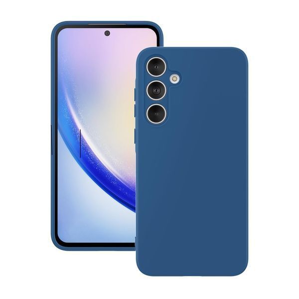 WOO Case Liquid Silicone Samsung A35 5G, Синий WOOCLSSAMA35BL фото
