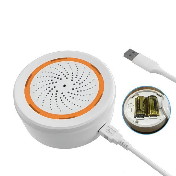 Moes ZigBee Smart Звуковая и визуальная сигнализация 5 В/1 А ZSS-LO-SLA-U-MS фото