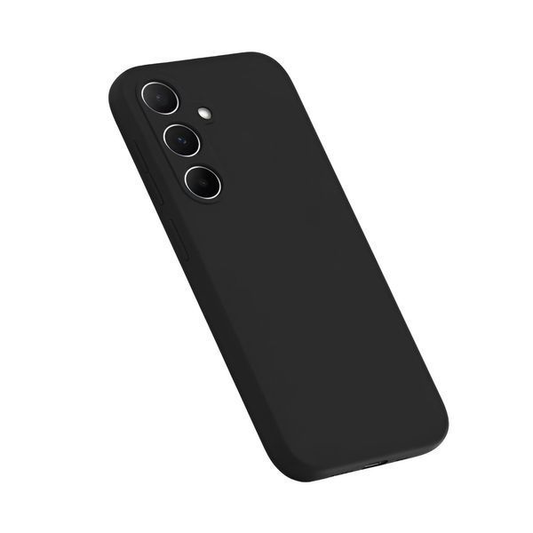 Чехол WOO Liquid Silicone Samsung A55 5G, Черный _ WOOCLSSAMA55BK фото