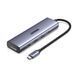 UGREEN HUB 5in1 Type-C to DP 1. 4K@60Гц + 3*USB 3.0 + USB Type-C + PD 100 Вт | CM511, серый 75642 фото 1