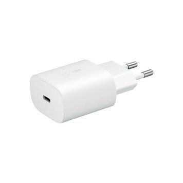 Настенное зарядное устройство Samsung 1xType-C Super Fast Charging 25 Вт (без кабеля), белый EP-TA800NWEGEU фото