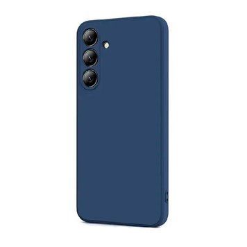 Чехол WOO Liquid Silicone Samsung A55 5G, синий WOOCLSSAMA55BL фото
