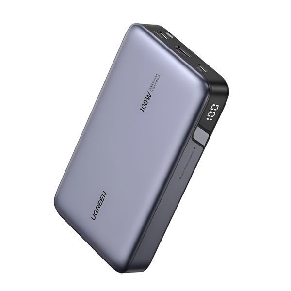 UGREEN Power Bank Nexode, двусторонняя быстрая зарядка, 20&nbsp;000 мАч, 100 Вт, серый 25188 фото