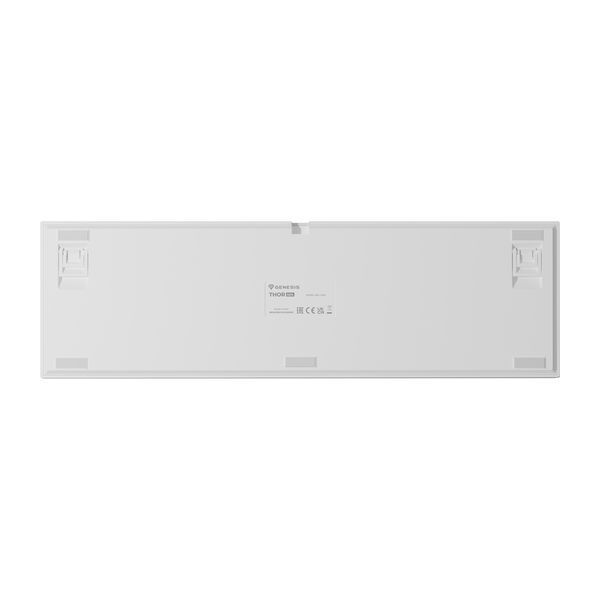 Genesis Mechanical Keyboard Thor 404 US Layout RGB Backlight Mechanical White Oetemu Peach Silent NKG-2300 foto