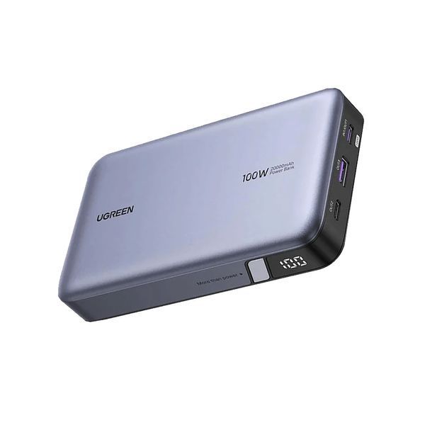 UGREEN Power Bank Nexode, двусторонняя быстрая зарядка, 20&nbsp;000 мАч, 100 Вт, серый 25188 фото