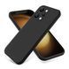 Helmet Case Liquid Silicone Redmi 12, Black HMTCLSXR12BK foto 1