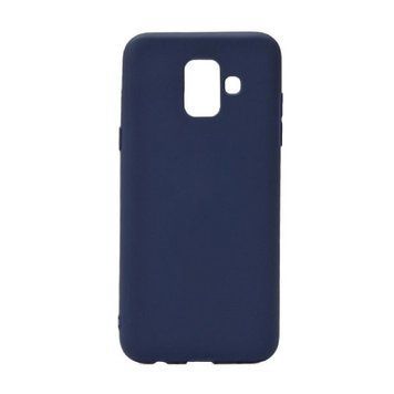 Helmet Case TPU Suede Samsung A6 (2018), Dark Blue HMT-CTSA6SUDB foto