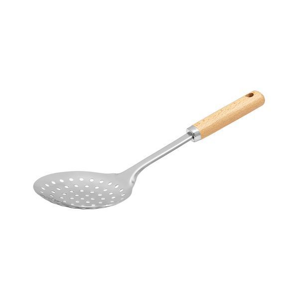 Ambition, Slotted Spoon, Natural, 29.8X9.3X5 Cm, Steel, Wood 42061 foto